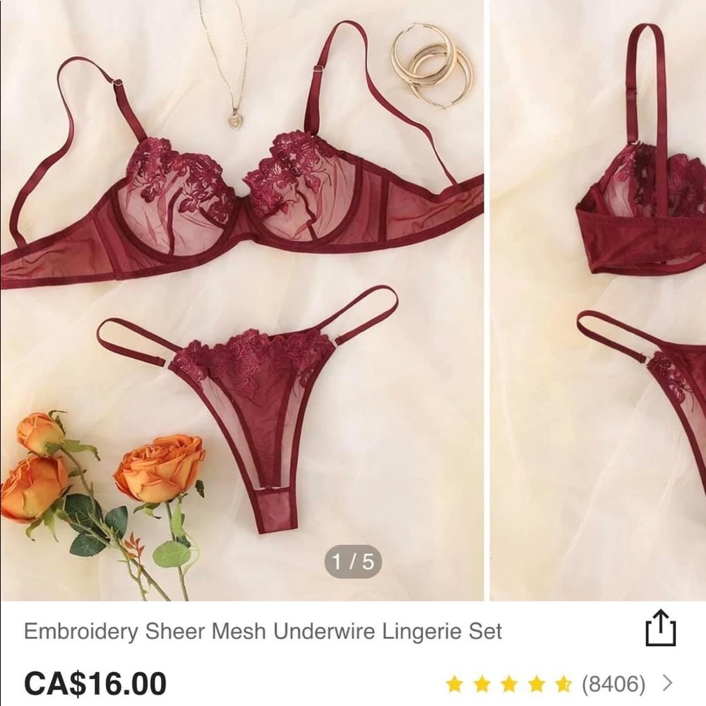 Brand New SHEIN Lingerie Set